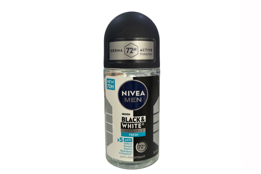 NIVEA MEN Black & White Invisible Fresh Roll-On