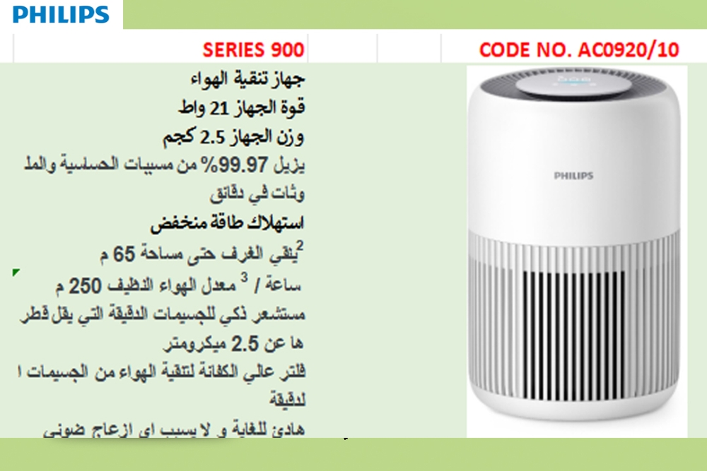 PureProtect Mini 900 Series Air Purifier AC0920/10