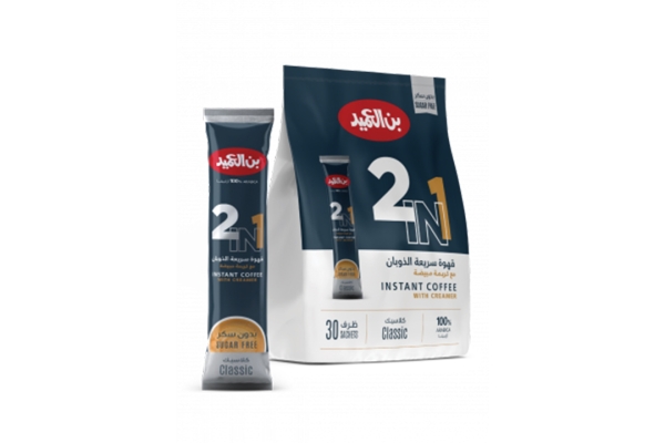 2 in 1 sugar free Instant Coffee